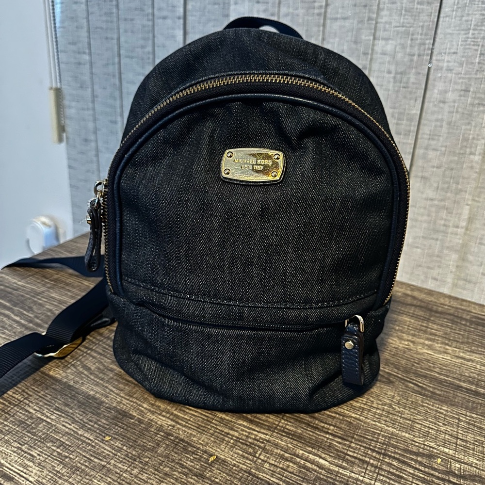 Michael Kors Denim Backpack